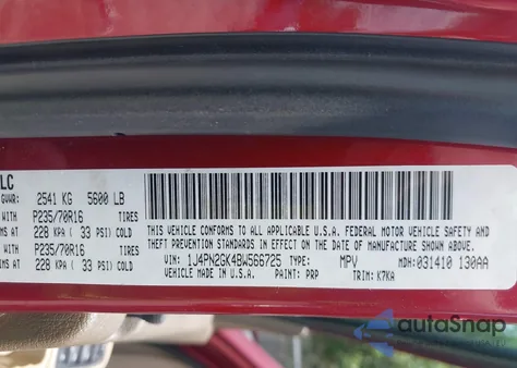 2011 Jeep Liberty Sport from USA, damaged, VIN 1J4PN2GK4BW566725